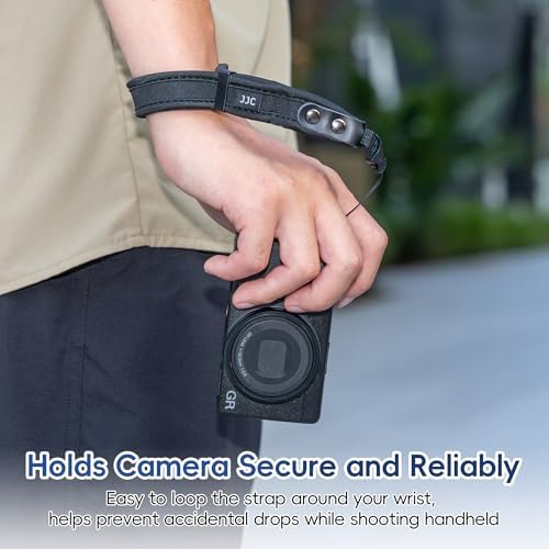 JJC Soft Neoprene Camera Wrist Strap for Compact Cameras with Quick Release - Image 6