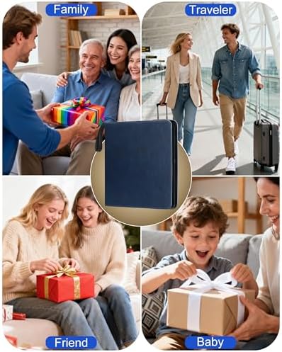 Leather Photo Album 4x6 200 Photos, DIY Scrapbook with 50 Sheets and 20 Blank Kraft Sheets, Travel Souvenir Diary Photo Book for Family Wedding Baby and Holiday Pictures - Image 7