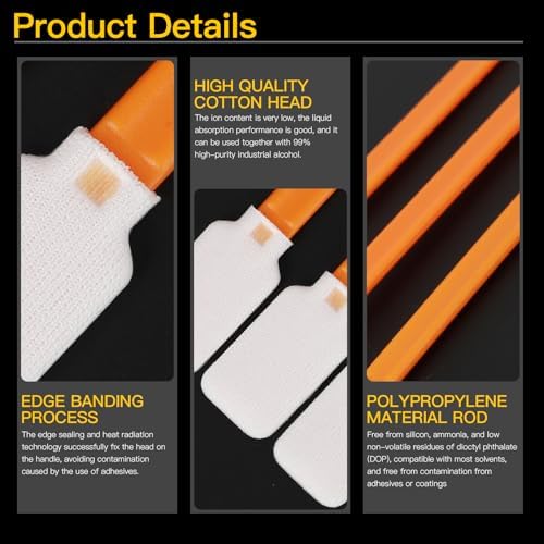 100Pcs 10-Type Variety Microfiber Cleaning Swabs - Image 5