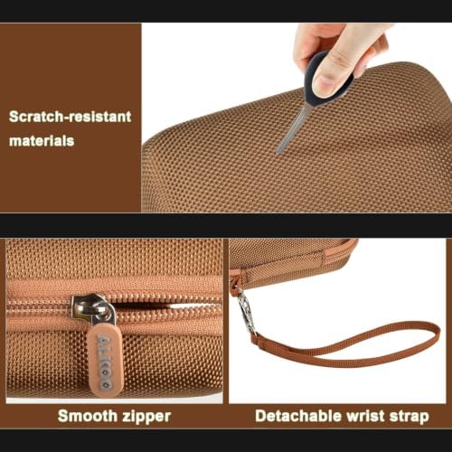ALKOO Digital Camera Case for CAMKORY/Pouch for KODAK Pixpro, Dark Brown - Image 4