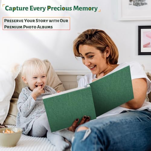 Artfeel Photo Album Self Adhesive Scrapbook,Large Photo Book for 4x6,5x7,8x10 Pictures,DIY Album for Baby Wedding Family Travel Birthday,with Metallic Pen and Scraper - Image 6