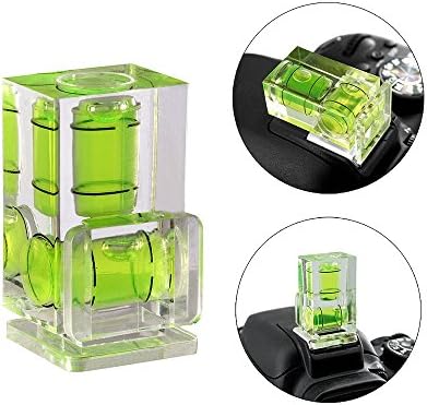Camera Level Hot Shoe Level Hot Shoe Bubble Cover Combo Pack 3 Axis 2 Axis 1Axis Compatible with Nikon, Olympus, Pentax Digital and Film Cameras-4 Packs - Image 7