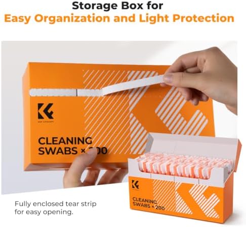 K&F CONCEPT 200 Foam Cleaning Swabs,for Electronics,Camera,Deep Cleaning - Image 7