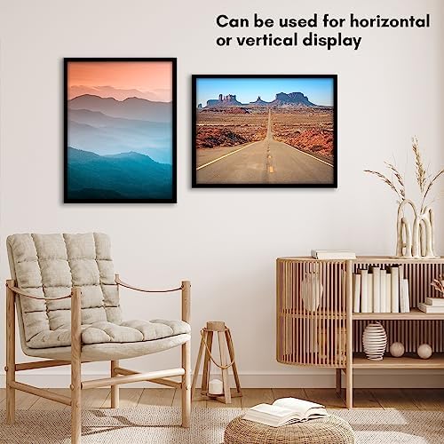 Americanflat 17x22 Poster Frame - Slim Molding - Black - Image 4