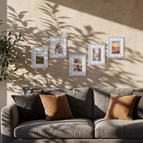 24 Pcs 2 x 3 Inch Small White Picture Frames Bulk Vintage - Image 6