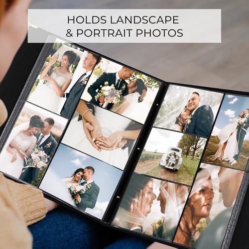 Beautiful Linen Photo Album For 4x6 Photos - Holds Up To 500 Pictures - Image 3
