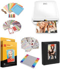 KODAK Step Printer Wireless Mobile Photo Printer with Zink Zero Ink Technology & Kodak App for iOS & Android (White) Gift Bundle by Unknown