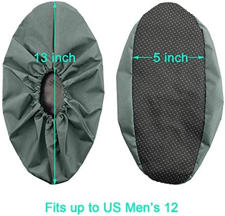 Reusable Boot & Shoe Covers, Washable, Non-Slip, 2 Pairs, Large - Image 4