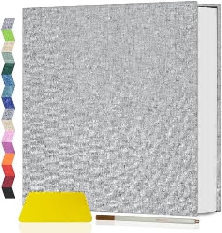Popotop Photo Album Self Adhesive Scrapbook Album for 4x6 5x7 8x10 Pictures DIY Photo Book as Scrapbooking Supplies Kits, Birthday Gifts for Women Mom Wedding Baby Family Travel by Popotop
