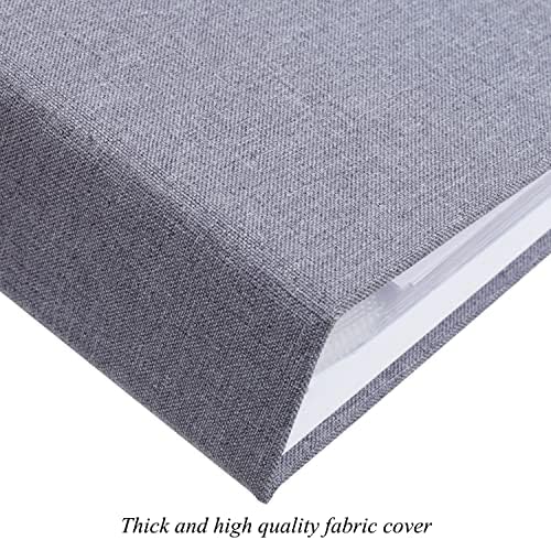 1DOT2 10x10 Inch 3 Ring DIY Scrapbook Photo Album, Gray - Image 2