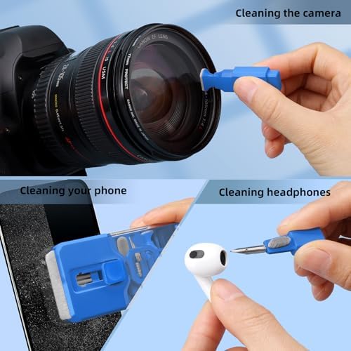 Keyboard Cleaner & Laptop Cleaning Kit, All-in-1 for Computer PC, SkyBlue - Image 4