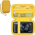 RAIALL Camera Case for Canon PowerShot SX740 HS/ SX730 HS/ SX720 HS/ SX620 HS Digital Camera, 4K Video Camera Hard Carrying Case Protective Travel Bag, Mesh Pocket for Batteries and USB Cable, Yellow by RAIALL