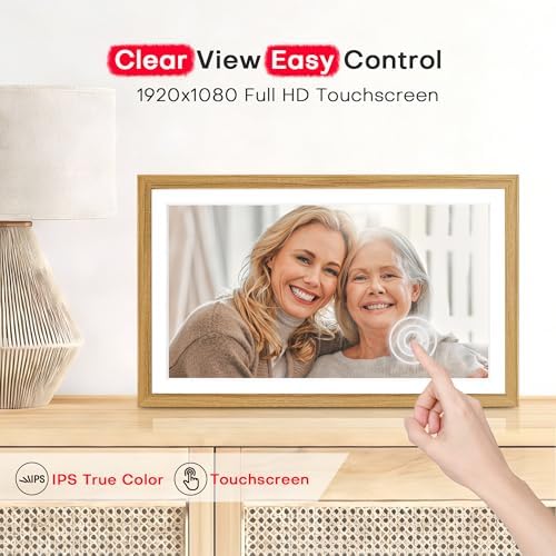 Frameo 15.6" Digital Picture Frame WiFi, Large Display Digital Photo Frame - Image 3