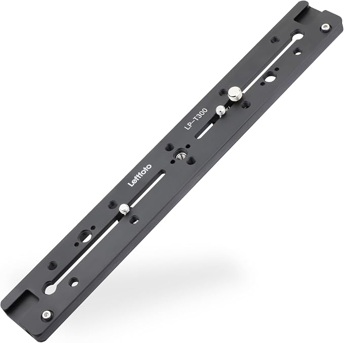 LEFTFOTO 300mm Dovetail Slide Rail,Arca Swiss Type Quick Release Plate by Leftfoto