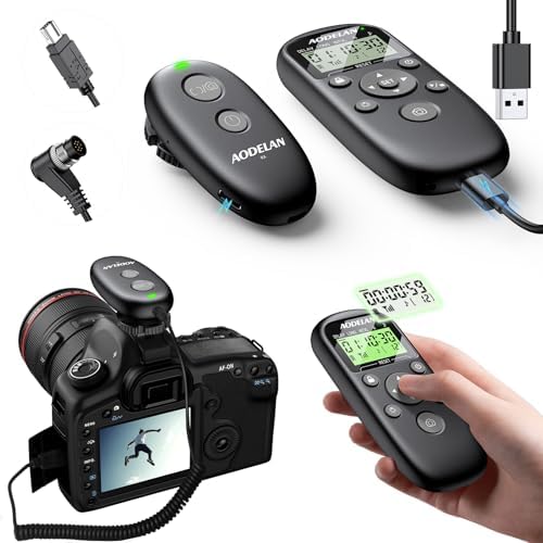 for Nikon Camera Wireless Rechargeable Timer Shutter Release Remote Control by AODELAN