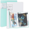 2 Packs A3 Diamond Painting Storage Book, Large 30x40 Diamond Art Storage Presentation Book with 60 Pags, Diamond Painting Art Portfolio Folder, Clear Pockets Artwork Storage Photo Album Refill Pag by MOSROAD