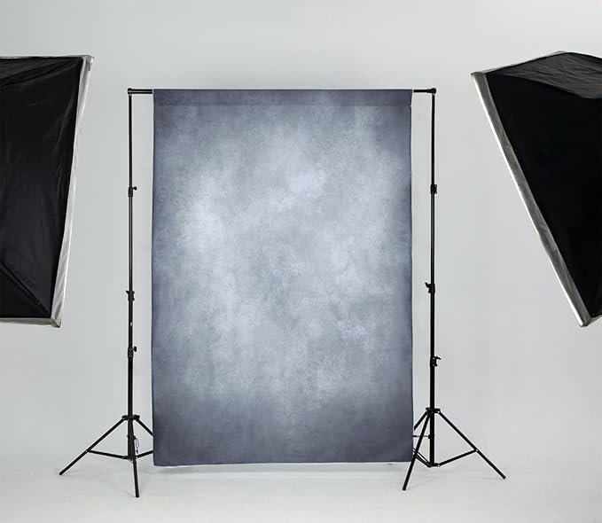 Kate 5x7ft Abstract Blue Grey Backdrop Portrait Backdrops for Vintage Photography - Image 3