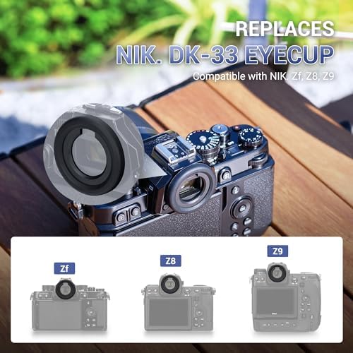 JJC 2-Pack DK-33 Round Eyecup Eyepiece Viewfinder for Nikon Zf Z8 Z9 Camera - Image 2