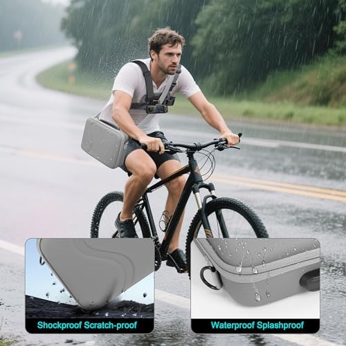 Carrying Case for Insta360 X6 X5 X4 Air Accessories, PU Material Travel Bag - Image 4