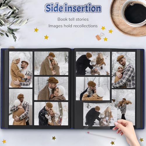 Popotop 4x6 Photo Album 1000 Pictures, Linen Hardcover, Reinforced Spine - Image 5