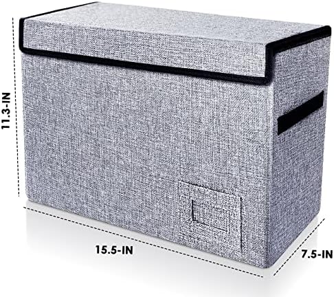 Leffis Comic Book Storage Box Comic Bin 15.5" X 7.5" X 11.3" - Image 5
