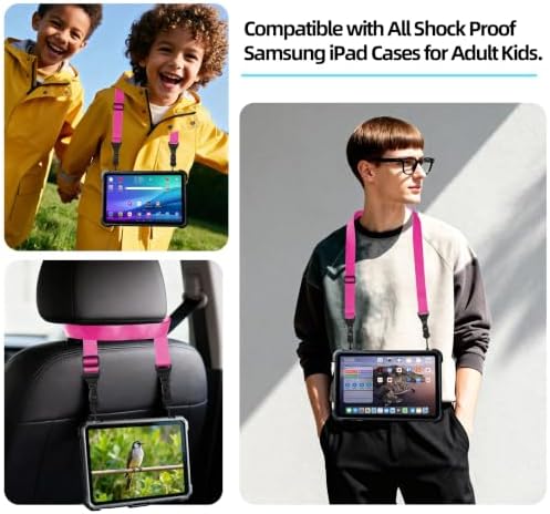 3 Pack Adjustable Shoulder Strap, iPad Strap Nylon Neck Lanyard - Image 4