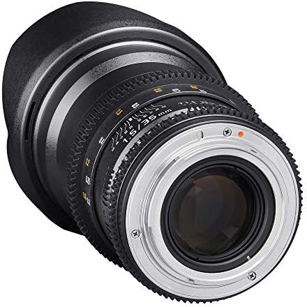 Rokinon Cine DS DS35M-C 35mm T1.5 AS IF UMC Full Frame Cine Wide Angle Lens for Canon EF (Renewed) - Image 4