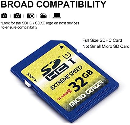 32GB Class 10 SDHC Flash Memory Card Full Size SD Card USH-I U1 Trail Camera Memory Card by Micro Center (5 Pack) - Image 5