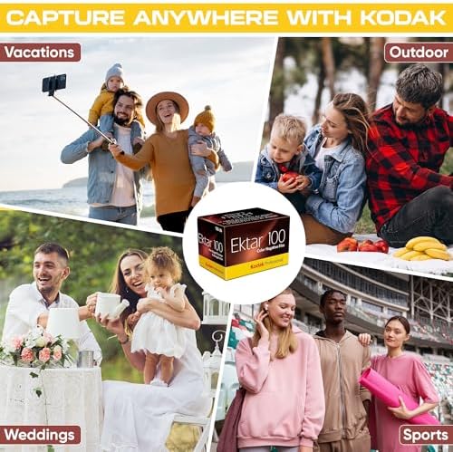 Kodak Ektar 100 35mm Film 4-Pack – ISO 100, 36 Exposure Color Film for 35mm Film Camera – Includes Balveli Premium Microfiber Cloth - Image 6