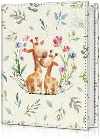Photo Album 4x6, 56 Pockets Small Picture Book Giraffe by Lebrocoli