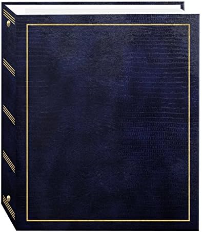Pioneer Photo Albums Magnetic Self-Stick 3-Ring Photo Album 100 Pages (50 Sheets), Navy Blue & 3-Ring Pocket Burgundy Album for 504 Photos - 4"X6" - Image 5
