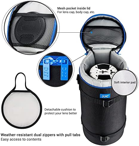JJC Extra Large Camera Lens Case Bag for Canon RF 200-800mm Below 5.5x14.6 - Image 6