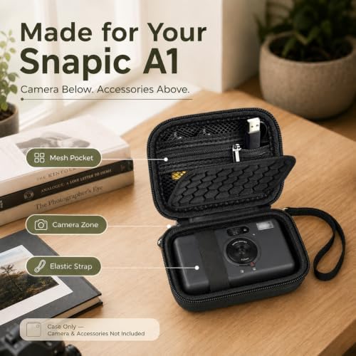 Case for KODAK Snapic A1 35mm Film Camera, Protective Travel Bag(Black) - Image 2