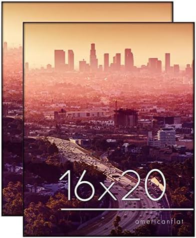 Americanflat 16x20 Poster Frame 2-Pack - Black by Americanflat