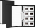 JJC 35mm Slide Storage Box for 96 Slides w/ 12 Acid-Free Pages & 48 Mounts by JJC