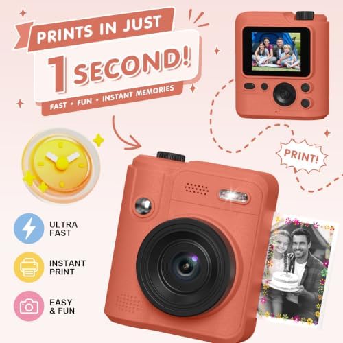 Gofunly Kids Camera Instant Print: Birthday Gifts for Age 4-10 Girls Boys - Image 3