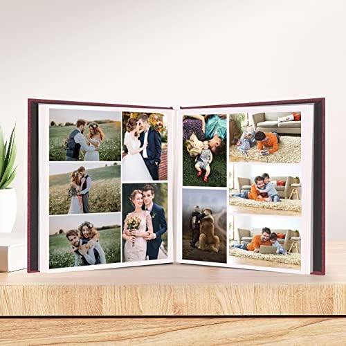 Photo Album Self Adhesive Pages Scrapbook 60 Pages, 13.2x12.8 Purple - Image 6