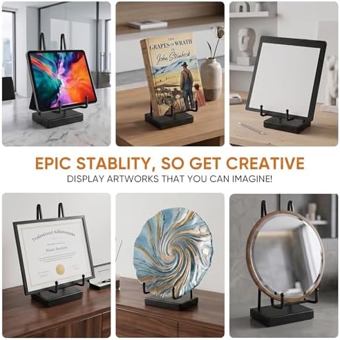 8'' Plate Stands for Display,Picture Frame Stand,No Assembly Required - Image 6