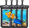 Hiearcool Waterproof Phone Pouch, Waterproof Phone Case, 4-Pack Black by Hiearcool