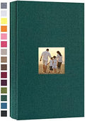 potricher Photo Album 4x6 Pictures, 300 Pockets, Linen Cover, Dark Green by potricher