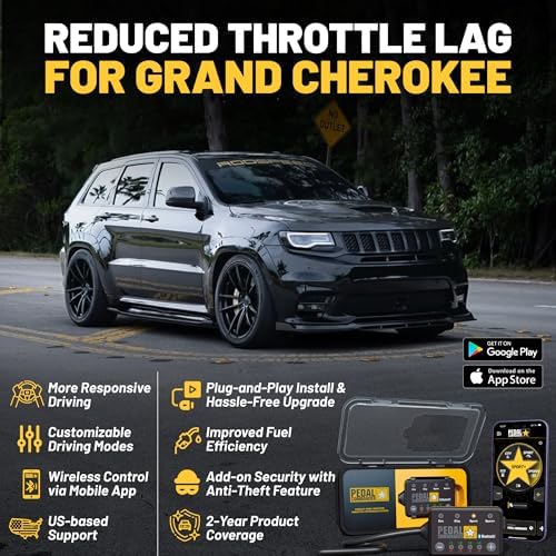 PEDAL COMMANDER for Jeep Grand Cherokee 2007-2021 Throttle Response Controller - Plug-and-Play, 36 Driving Settings & App Control, Throttle Controller Upgrade, Grand Cherokee Accessories - Image 2