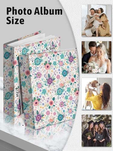 Photo Album 4x6, Small Picture Book Spring Floral Garden Flower - Image 6