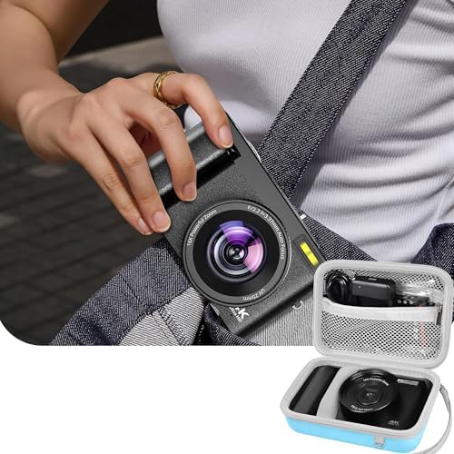 Leayjeen Vlogging Camera Case for Duluvulu/VJIANGER/Gavonde - Blue - Image 6