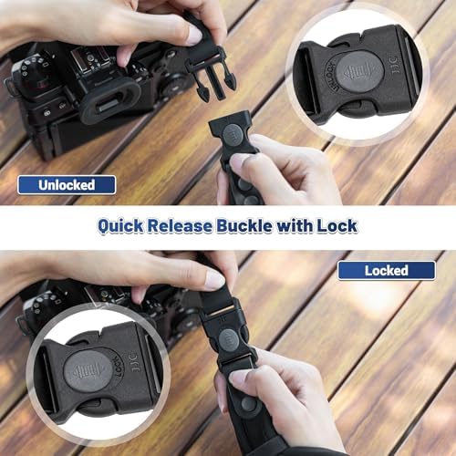 JJC Updated Soft Camera Hand Strap Wrist Strap for Canon EOS R RP R5 R6 R10 - Image 4