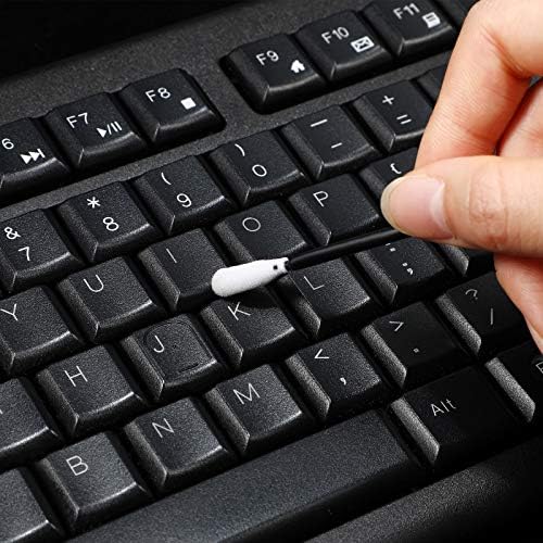Chinco 200 Pieces Foam Swab Sponge Swab Foam Tips Sponge Stick for Inkjet Printer Print Head Camera Optical Lens Optical Equipment(Black,3.66 Inch) (Pack of 2) - Image 6