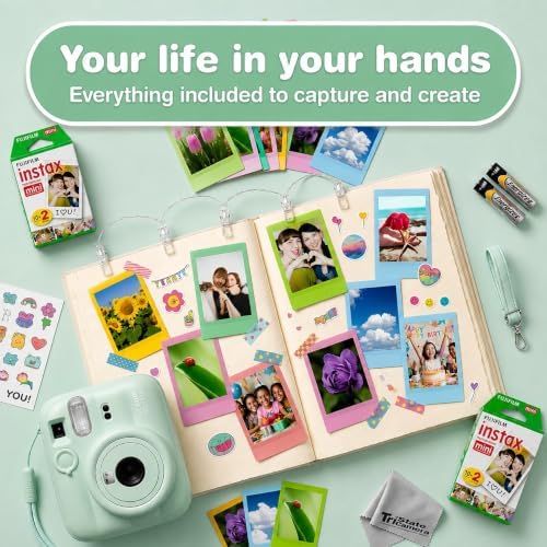 Fujifilm Instax Mini 13 Lagoon Green Instant Camera with 20-Sheet Film - Image 2