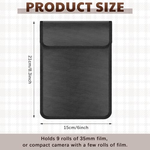 2 Pcs Film Bag X-Ray Proof Film Case 711-11b Small - Image 2