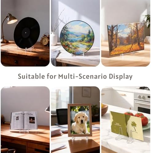2-Pack 2.36 Inch Clear Acrylic Small Plate Stands fo Display - Image 4