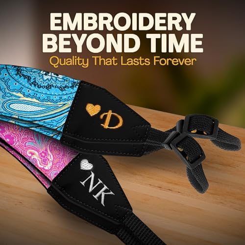 Art Tribute Custom Camera Strap Indian River - Add Your Text and We Make It Especially For You Get Your Own Personalized Gift Camera Strap, No Shipping Cost! - Image 2