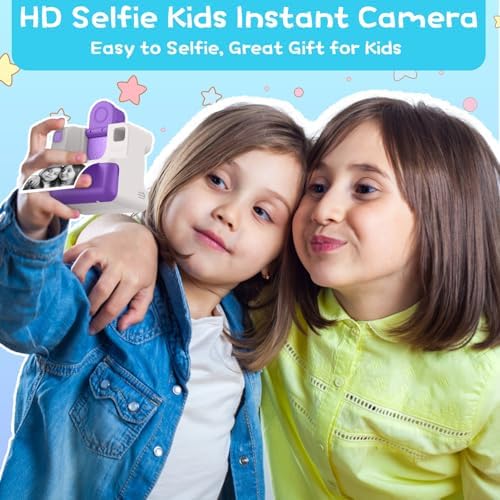 Kids Camera Instant Print, Christmas Birthday Gifts for Girl Boys Kids 3-12 - Image 3